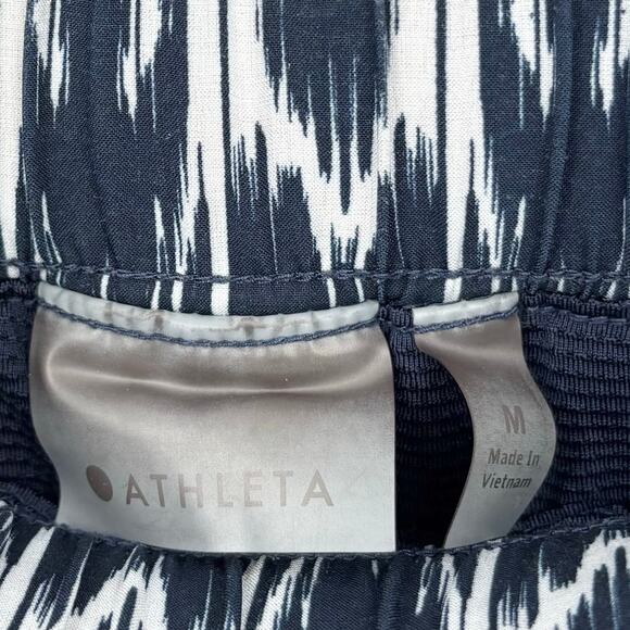 Athleta Navy Blue White Reflections Stretch-In Skort Size M - Picture 7 of 7